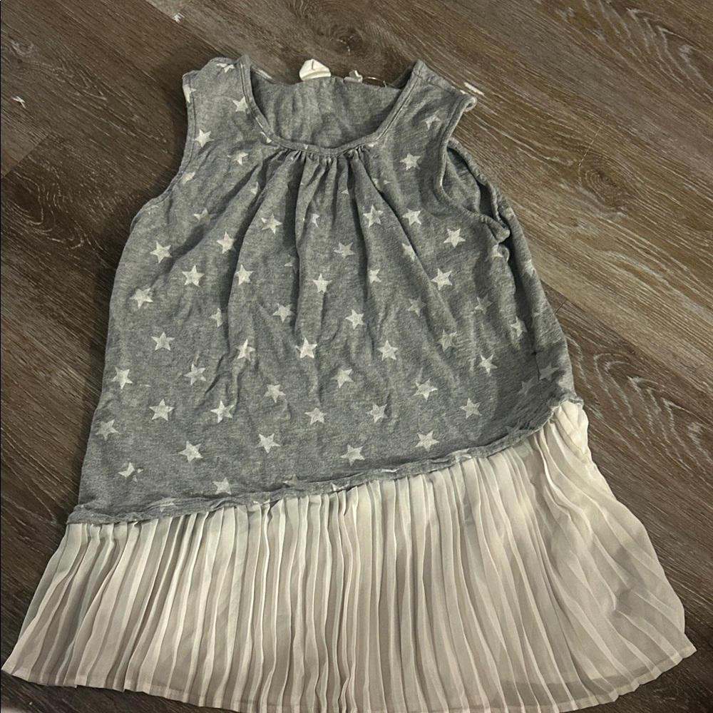 GAP Kids Gray Dress with Star Pattern